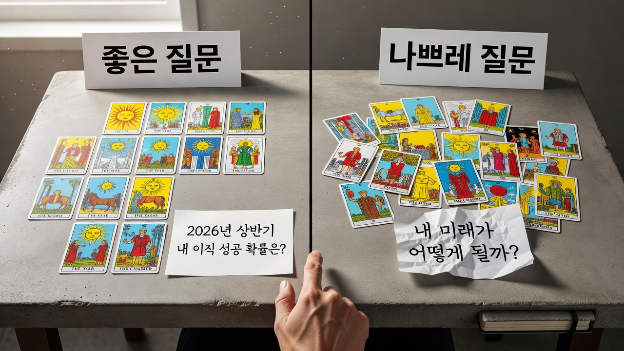 커리어 타로 질문 작성 팁